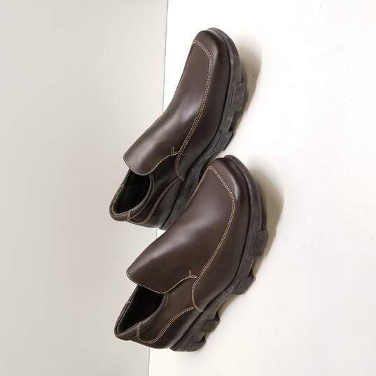 Donald J Pliner Men's Amstel Brown Leather Slip On Shoes Size 12 image number 3