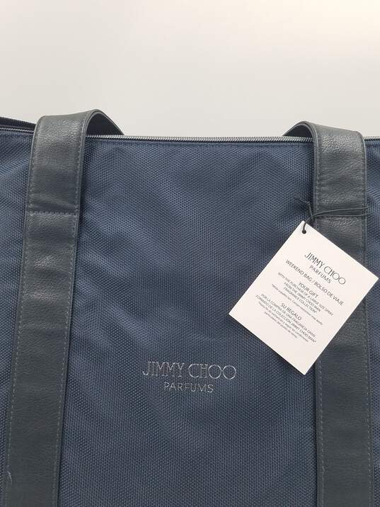 Authentic Jimmy Choo Parfums Navy Duffle Bag image number 6