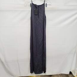 NWT Massimo Dutti WM's Charcoal Strappy Maxi Evening Dress Size XS alternative image