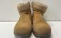 Khombu Laura Brown Leather Winter Zip Ankle Boots Women's Size 8 image number 2