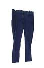 Womens Blue Dark Wash Stretch Denim Skinny Jeans Size 10 image number 1