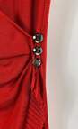 AZZARO Red Wrap Dress - Size 10 image number 2