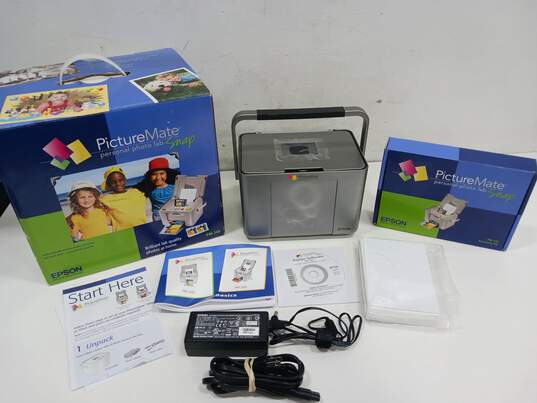Epson PictureMate PM 240 Compact Digital Photo Printer Model B382A IOB image number 1