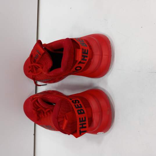 Men's Red Running Sneakers Sz 10.5 image number 2