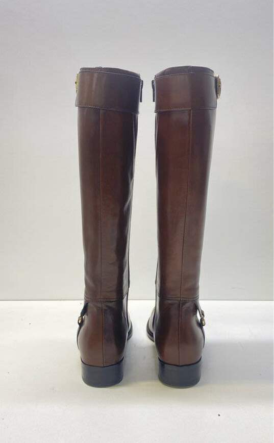 Ron White Leather Buckle Riding Boots Brown 8 image number 4