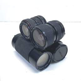 Assorted Lot of 4 Zoom Camera Lenses