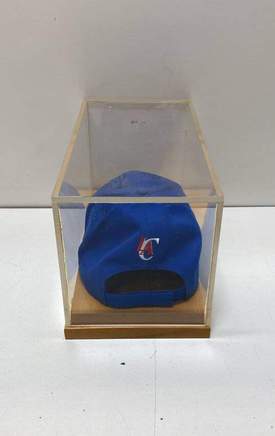 Encased Team Signed Los Angeles Clippers Blue Cap image number 4