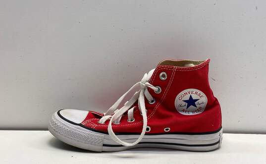 Converse Chuck Taylor All Star Hi Red Casual Sneakers Women's Size 6.5 image number 2