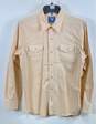 Texas Cotton Womens Peach Button-Up Western Shirt W/ Pearl Buttons Size XXL image number 1