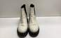 Marc Fisher Padmia White Leather Lug Sole Platform Chelsea Boots Women's Size 9 image number 5