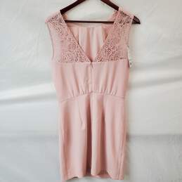 MNG by Mango Pink Mini Dress in US Size 6 NWT alternative image