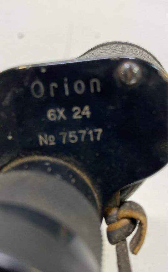 Vintage Nikko Orion 6x24 Binoculars Number 75717 image number 5