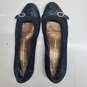 Attilio Giusti Leombruni Black Suede Leather Ballet Flats Size 38 US 7 image number 8