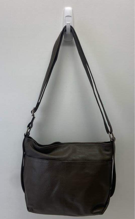 Great American Leatherworks Shoulder Zip Tote Bag image number 2