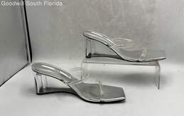 Zara Womens Silver Shoes Size 38 alternative image