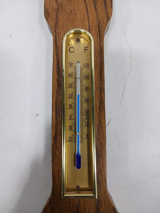 Vintage Wooden Barometer image number 3