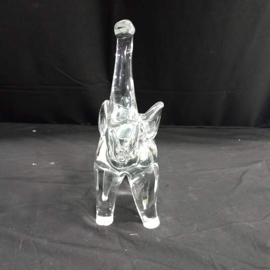 Lead Crystal Elephant Statue image number 2