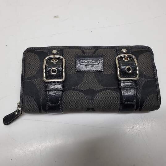 Coach Gray Clutch Wallet image number 1
