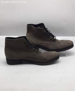 AllSaints Mens Gray Round Toe Lace-Up Ankle Combat Boots Size 42 alternative image