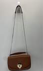 Guess Augustina Small Flap Crossbody Cognac image number 1