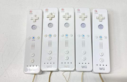 Set Of 10 Nintendo Wii Remotes For Parts/Repair- White image number 3