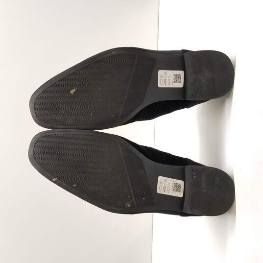 ASOS Men's Black Velvet Embroidered Loafers Size 12 image number 6