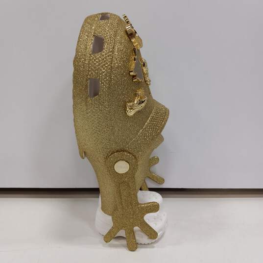 Croc Day 2021 Lil' Classic Gold Glitter Figurine IOB image number 3