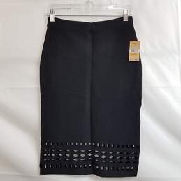 Rachel Roy Women's Black Pencil Cut Out Skirt Size S