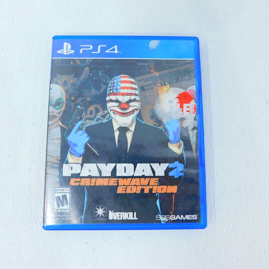Playstation 4 PS4 Payday 2 Crime Wave Edition Video Game In Case image number 1