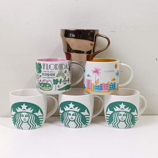 Buy the Bundle of 6 Assorted Starbucks Coffee Mugs