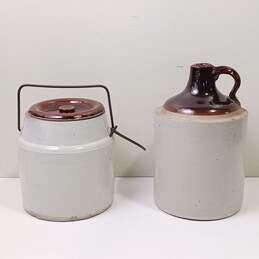 Ceramic Jug and Jar Bundle