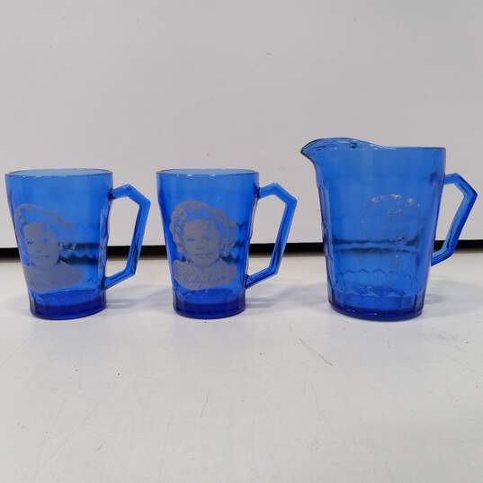 3pc. Shirley Temple Glass Set image number 1