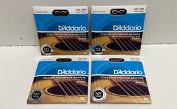 D'Addario Acoustic Guitar Strings Set of 4