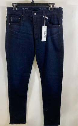 NWT AG Adriano Goldschmied Womens Blue Modern Slim Dark Wash Skinny Jeans Sz 31