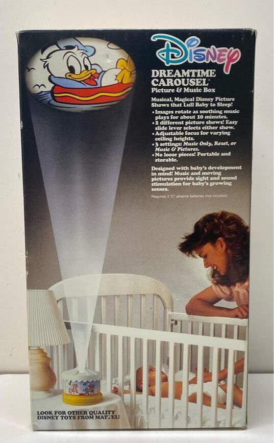 Vintage Disney Dreamtime Ceiling Projector Carousel By Mattel (NIB) image number 2