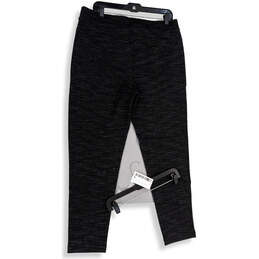 NWT Womens Black Flat Front Elastic Waist Pockets Ankle Pants Size Medium alternative image