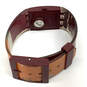 Designer Swatch Brown Adjustable Strap Square Dial Analog Wristwatch image number 4