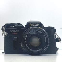 Ricoh KR-10 35mm SLR Camera with 2 Lenses, Case and Flash alternative image