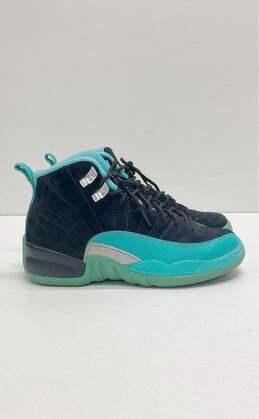 Nike Air Jordan 12 GG Hyper Jade Sneakers Multicolor Youth 5 Women's 6.5