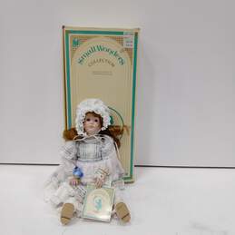 Vintage Porcelain Doll In Box