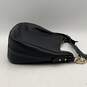 Kate Spade Womens Black Gold Leather Adjustable Strap Crossbody Bag image number 5