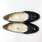 Laine Women's Black Leather Pumps Heels Size 7.5 image number 5