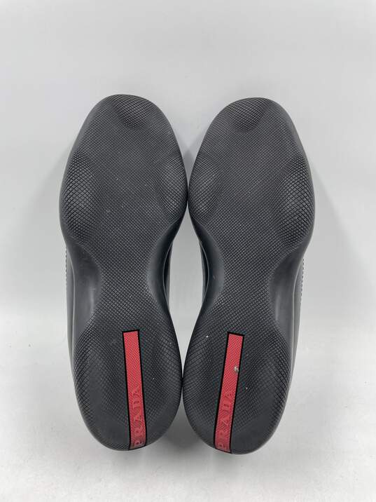 Authentic Prada Symbole Black Loafers W 7.5 image number 5