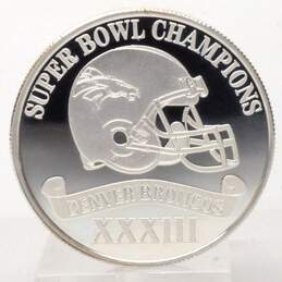 .999 Fine Silver Denver Broncos Super Bowl 33 Champions Commemorative Coin alternative image