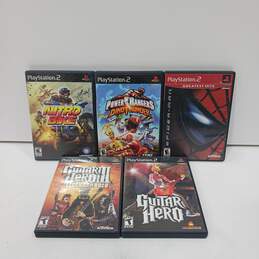 Bundle of Five Mixed PlayStation 2 Action & Rhythm Games