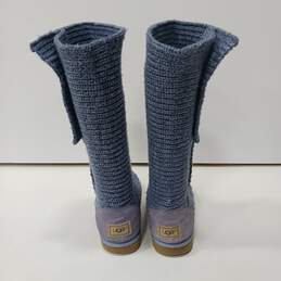 UGG Women's Blue Classic Cardy Boots Size 8 alternative image