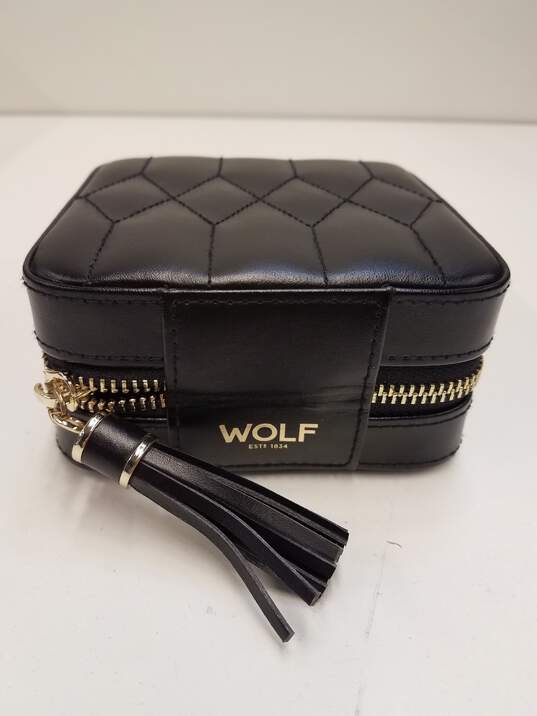 Wolf Caroline Zip Travel Jewellery Case