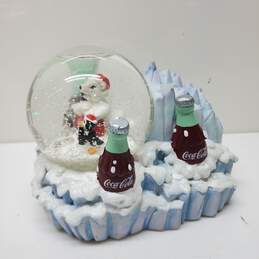 Coca Cola LED Snow Globe Collection Polar Party Untested alternative image