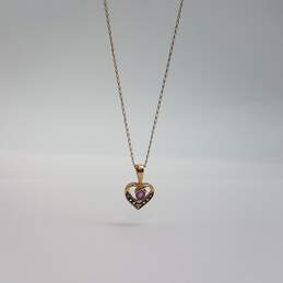14k Gold Melee Diamond Cz Jewelry Bundle 4pcs 3.3g alternative image