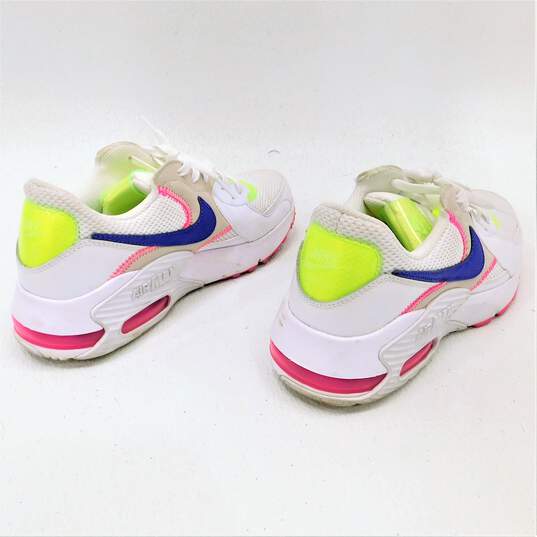 Nike Air Max Excee White Pink Indigo Women's Shoes Size 8.5 image number 2
